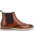 Фото #2 товара Men's Thorpe Tru Comfort Foam Wingtip Slip-On Chelsea Boots