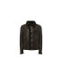 Фото #1 товара Men's Fashion Leather Jacket Wool, Brown