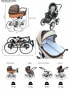 Фото #9 товара Skyline Classic Retro Style Nature Lux Combination Wicker Pushchair Buggy 3-in-1 Travel System Car Seat (Isofix)
