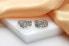 Charming silver earrings with zircons EA741W