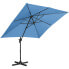 Фото #7 товара Садовый зонт Uniprodo UNI_UMBRELLA_2SQ250BL 250 x 250 см синий