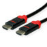 ROLINE 11.04.5940 - 1 m - HDMI Type A (Standard) - HDMI Type A (Standard) - 3D - Black