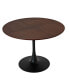 Modern Round Dining Table with Patchwork Tops