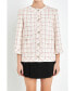 ფოტო #1 პროდუქტის Women's Tweed Boxy Jacket