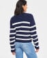 Фото #4 товара Women's Chunky-Knit Crewneck Sweater, Created for Macy's