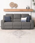 Maggie 90" Fabric with Console Manual Reclining Sofa