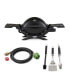 Фото #1 товара Q 1200 Gas Grill (Black) With Adapter Hose And 3-Piece Grilling Tool Set