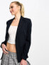 Фото #1 товара Mango slim fit blazer in navy