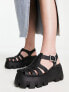 Фото #7 товара Circus NY Alyson chunky platform sandals in black