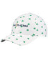 Фото #1 товара Men's White The Players Allover Shamrock Print Alter Ego Adjustable Hat