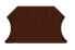 Фото #2 товара Weidmüller WAP 2.5-10 BR - End plate - 50 pc(s) - Wemid - Brown - -60 - 130 °C - V0