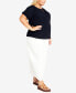 ფოტო #6 პროდუქტის Plus Size Brittany V-neck Top