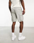 ADPT technical cargo short in light grey