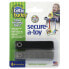 Фото #1 товара Baby Buddy, Secure-A-Toy, для детей от 4 месяцев, черный и серый, 2 полоски