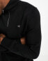 Фото #4 товара GANT shield logo half zip sweatshirt in black