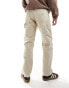 Фото #3 товара Jack & Jones loose fit carpenter trousers in beige