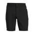 Фото #2 товара George Flat Front Shorts Men SZ 44 Black Mid-Rise Synthetic Elastic Waistband