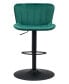 Фото #3 товара 46" Steel, Polyester Tarley Adjustable Base Bar Chair