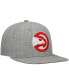 ფოტო #4 პროდუქტის Men's Heathered Gray Atlanta Hawks 2.0 Snapback Hat