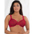 Smart & Sexy Unlined Bra Women's Size 42DD Red Signature Lace Stretch Underwire