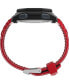 ფოტო #3 პროდუქტის UFC Men's Spark Digital Red Polyurethane Strap Heart Rate Watch 46mm