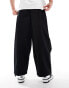 Фото #5 товара ASOS DESIGN oversized balloon cargo trouser in black