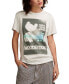 ფოტო #1 პროდუქტის Women's Woodstock Poster Cotton Boyfriend T-Shirt