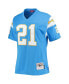 Women's LaDainian Tomlinson Powder Blue Los Angeles Chargers Legacy Replica Player Jersey Голубой, Small - фото #3