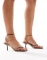 Фото #4 товара Public Desire Idina Wide Fit strappy mid heel sandals in bronze