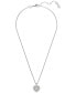 Hyperbola Heart Pendant Necklace, 15" + 2-3/4" extender