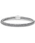 ფოტო #3 პროდუქტის Foxtail Round 5mm Chain Bracelet in Sterling Silver