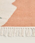 Фото #3 товара Rectangular wool cotton rug with countryside motifs