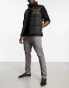 Le Breve elasticated waist chino trousers in charcoal