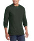 ფოტო #2 პროდუქტის Men's Long Sleeved Waffle Crew Neck Shirt