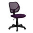 Фото #4 товара Mid-Back Purple Mesh Swivel Task Chair