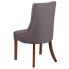 Фото #2 товара Hercules Paddington Series Gray Fabric Tufted Chair