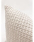 Фото #2 товара Body Pillow 20x54 Down Alternative Ivory & Taupe Cotton Waffle Weave