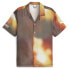 Фото #3 товара Puma Graphic Collared Short Sleeve Button Up Shirt X Pleasures Mens Multi Casual