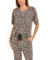 Фото #1 товара Donna Karan Sleepwear 3/4-Sleeve Sleep Top Women's