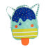 Фото #1 товара EUREKAKIDS Children´s fabric backpack with back net and ice cream shape