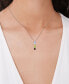 ფოტო #2 პროდუქტის Multi-Gemstone Linear 18" Pendant Necklace (1-1/4 ct. t.w.) in Sterling Silver