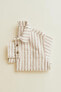 Timelesz - striped linen blend shirt