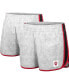 ფოტო #2 პროდუქტის Women's White, Black Indiana Hoosiers The Plastics Geo Print Shorts