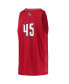 ფოტო #4 პროდუქტის Men's Number 45 Red Louisville Cardinals Swingman Basketball Jersey