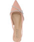 ფოტო #4 პროდუქტის Women's Rebbel Rhinestone Knot Slingback Flats