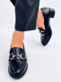 Фото #1 товара Мокасины на каблуке PONTEI BLACK
