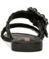 Фото #3 товара Elisa Embellished Buckle Double Band Sandals
