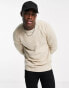 Фото #2 товара Selected Homme Premium lambswool jumper in beige