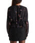 ფოტო #2 პროდუქტის Women's Tossed Floral-Print Cinch-Waist Holly Blouse