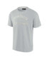 Фото #2 товара Men's and Women's Gray Minnesota Golden Gophers Super Soft Short Sleeve T-shirt
